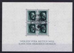 Deutschland: Dt. Reich.  Block 7 Cancelled WIEN !  20 April 1937 - Blocks & Sheetlets