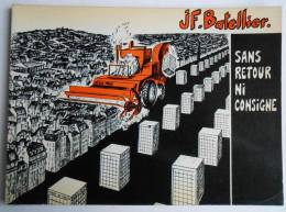 Recueil D´illustrations De BATELLIER Dédicacé "Sans Retour Ni Consigne "EO 1981 - Dediche