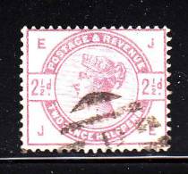 Great Britain Used Scott #101 2 1/2p Victoria, Lilac Position JE - Gebraucht