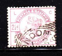 Great Britain Used Scott #101 2 1/2p Victoria, Lilac Position CL - Usados