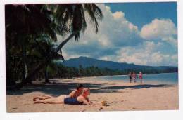 Carte Postale PORTO RICO LUQUILLO BEACH RIO PIEDRAS  FAJARDO  PLAGE 1964 PUERTO RICO - Puerto Rico