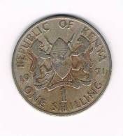 KENYA 1 SHILLING   1971 - Kenya