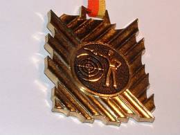 Médaille De Tir - Pistolet CHAMPIONNE MEUS - Andere & Zonder Classificatie