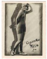 CHROMO CIGARETTES MELIA  ALGER FEMMES PIN UP : "Femme En Maillot De Bain Ou Tenue De Sport" - Melia