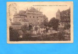 46 La Capelle -Marival - Château Fort Vu De L'Est (plis Dans Le Milieu) - Lacapelle Marival