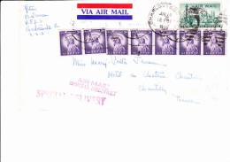 A   1678        LETTER  TO FRANCE  1956 - Poststempel