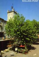 SOLLIES PONT  - Le Centre-ville Et L'église - Sollies Pont