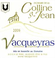 Etiquette De Vin Neuve Vacqueyras 2006 - Côtes Du Rhône