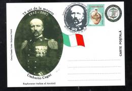 POLAR EXPLORER UMBERTO CAGNI 75 YEARS FROM HIS DEATH,SPECIAL POSTCARD,2007,ROMANIA - Año Polar Internacional