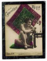 CHROMO COULEUR CIGARETTES MELIA  ALGER ARTISTE SPECTACLE PIN UP : "DOLCIA" - Melia