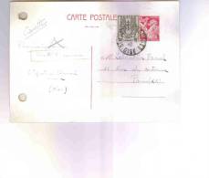 FRANCE      ENTIER POSTAL      N°654   CP1 PLUS TIMBRE 670 - Standard Postcards & Stamped On Demand (before 1995)