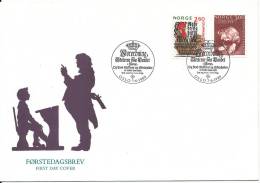 Norway FDC 7-6-1989 Primary School With Cachet - FDC