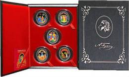 Belarus Set Of 5 Silver Coins Alexander Pushkin’s Fairy Tales - Belarus