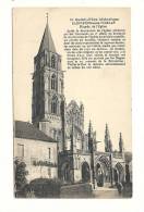 Cp, 89, Saint-Père-sous-Vézelay , Façade De L'Eglise,voyagée 1937 - Autres & Non Classés