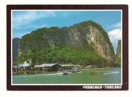 Cp, Thaïlande, Phangna Province, A Hill Formed From Under Se At Koh Pannyi (Island), Voyagée - Thaïlande