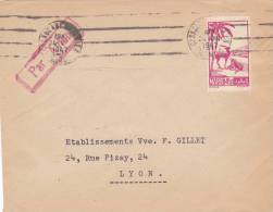 Tres Belle  Lettre Du MAROC, 1947, 231B Seul Sur Lettre, CASABLANCA/1592 - Lettres & Documents
