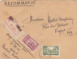 Tres Belle  Lettre Recommandé Du MAROC, 1928, MASSI-TADIA, KASBA-TADIA/1593 - Zonder Classificatie