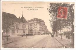 BOULOGNE BILLANCOURT  La Grande Rue Et La Salle Des Fetes  No79   ETAT - Boulogne Billancourt
