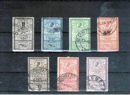 1903 -   Hotel Des Postes/EFIGII  Mi No 154/160 Et Y&T No 145/151 (400 Euro/michel) - Used Stamps