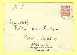 Sverige: Old Cover 1950 Sent To Finland - Cartas & Documentos