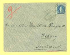 Sverige: Old Cover 1900 Sent To Finland - Brieven En Documenten