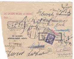 Tres Belle Lettre POLOGNE, 1935, Avec Timbre De Service, RATNO - TURZYSK/1434. - Storia Postale