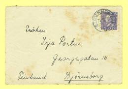 Sverige: Old Cover 1924 Sent To Finland - Cartas & Documentos