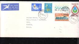 NICE FRANKING ON COVER,1970,SOUTH AFRICA - Storia Postale