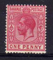 Bahamas - 1912 - 1d Definitive (Watermark Multiple Crown CA) - MH - 1859-1963 Colonia Britannica