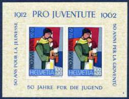 SWITZERLAND 1962 Pro Juventute Block MNH.  Michel Block 18 - Nuovi