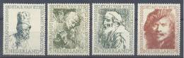 Netherlands 350 Years Since Rembrandt Birth Mi#672/6 1956 MNH ** - Unused Stamps