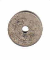 BELGIUM    25  CENTIMES  1929  (KM# 68.1) - 25 Cents
