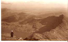 Wales-Pays De Galles- Caernarvonshire- On The Top Of Snowdon By Judges LTD. Hastings-Photo Postcard-Photo Véritable - Caernarvonshire