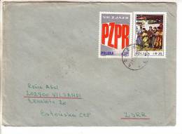 GOOD POLAND Postal Cover To ESTONIA 1979 - Good Stamped: Pzpr ; Art - Briefe U. Dokumente