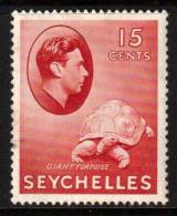 Seychelles Scott 133 - SG139a, 1938 George VI 15c MH* - Seychellen (...-1976)