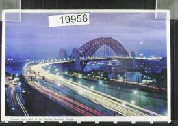 Unusual Night Shot Of The Sidney Harbour Bridge - Sydney