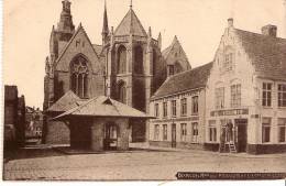 Diksmuide-Dixmude-Marché Aux Poissons Et  L´Eglise St-Nicolas-De Vischmyn-T´ Gouden Bezemtje Estaminet - Diksmuide