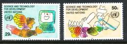 UN New York 1992 Michel 635-636, MNH** - Ungebraucht