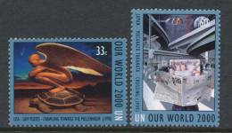 UN New York 2000 Michel 835-836, MNH** - Unused Stamps
