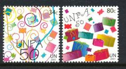 UN New York 2001 Michel 881-882, MNH** - Unused Stamps