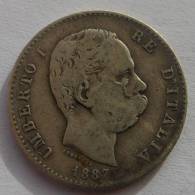 Italia Lira 1887 M Km 24.2 - 1878-1900 : Umberto I