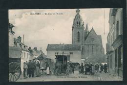 LIMOURS - Un Jour De Marché (belle Carte Animée) - Limours