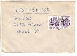 GOOD POLAND Postal Cover To ESTONIA 1983 - Good Stamped: Flora - Storia Postale