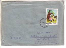 GOOD POLAND Postal Cover To ESTONIA 1978 - Good Stamped: Art - Cartas & Documentos