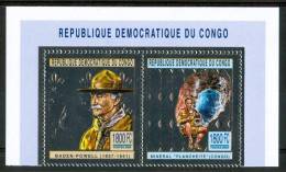 2004 Congo Scout Scoutisme Scouting Minerali Minarals Mineraux Set Silver Foil MNH** Sc48 - Nuevos