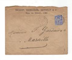 Enveloppe Avec Entête , De 1876 De Paris (75),  N°78 Seul, Timbre à Date TYPE 18, Place Du Théatre Français, - 1849-1876: Periodo Clásico