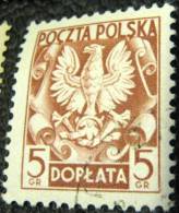 Poland 1951 Postage Due 5g - Used - Segnatasse