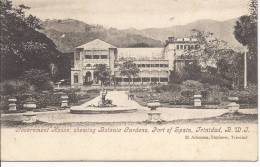 TRINIDAD- GOVERNMENT HOUSE , SHEWING BOTANIC GARDENS , PORT Of SPAIN- Precurseur 1900- SUP RARE - Trinidad