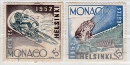 Lot De 2 Timbres - Oblitéré -sports  -Monaco - Collections, Lots & Series