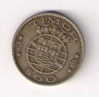 Timor 60 Centavos 1958. KM#12 - Timor